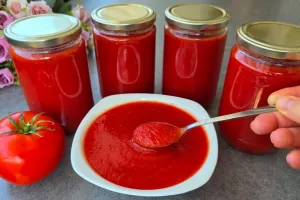 طرز تهیه رب گوجه خانگی و سالم / روش طبیعی برای نگهداری از رب گوجه به مدت طولانی
