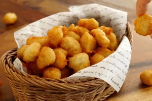 طرز تیه پاپ کورن سیب زمینی / خوشمزه تر از سیب زمینی سرخ کرده
