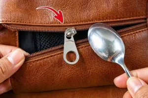 نحوه تعمیر زیپ با قاشق در ۱ دقیقه بدون نیاز به خیاطی