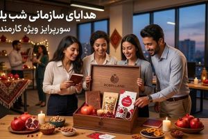 هدیه سازمانی شب یلدا؛ سورپرایز ویژه کارمندان با رابین لند