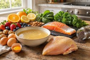۸ غذای سرشار از کلاژن از آب قلم تا توت و اسفناج