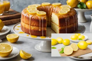 طرز تهیه کیک لیمو شیرین با چند روش