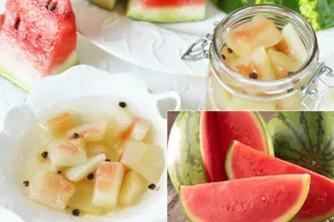 مراحل تهیه ترشی پوست هندوانه و خواص آن