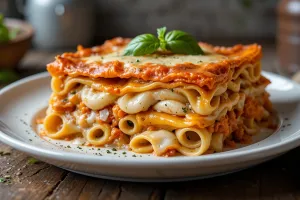 طرز تهیه لازانیا چیکن کرم، یک غذای ایتالیایی خوشمزه