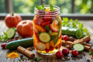 طرز تهیه ترشی با میوه های تابستانی/ لذتی تازه و خوشمزه