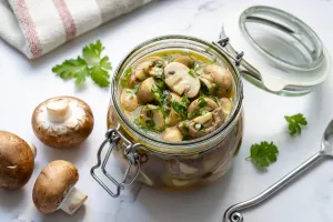 طرز تهیه ترشی قارچ با روغن زیتون، طعمی خاص برای سفره های ایرانی