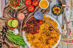 طرز تهیه لوبیا پلو دودی غذای سنتی ایرانی