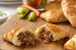 طرز تهیه پیراشکی رست بیف (میزان مواد لازم برای تهیه 10 پیراشکی)