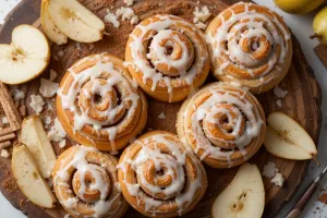 طرز تهیه رول دارچین و گلابی؛ دسر خوشمزه و دلپذیر