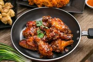 طرز تهیه بال مرغ تند و شیرین، خوشمزه و لذیذ