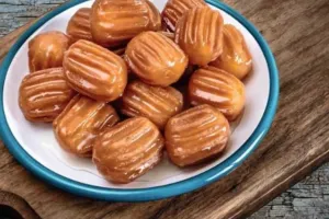 طرز تهیه شیرینی بامیه خانگی آسان بدون قیف