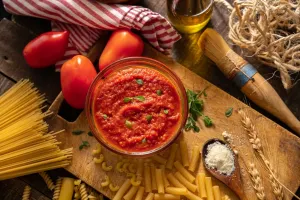 طرز تهیه پاستای کدو با سس پومودورو؛ یک غذای سالم و مجلسی