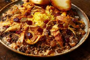 طرز تهیه مانی پلو دامغانی با مرغ را مرحله به مرحله بخوانید!