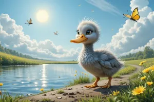 آموزش نقاشی اردک به روش ساده برای کودکان