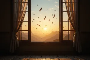 شعر و پنجره: روایتی از غم و امید در اشعار معاصر