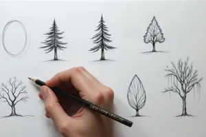 آموزش طراحی درخت به روش های مختلف