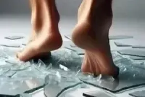 صدای قدم زدن روی شیشه با کیفیت بالا