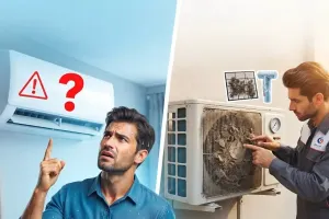 علت خنک نکردن کولر گازی؛ بررسی کامل دلایل، روش عیب یابی و راهکارهای رفع مشکل