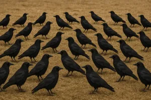 معنی ضرب المثل یک کلاغ چهل کلاغ + عکس و داستان کوتاه