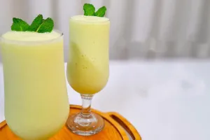 یه میلک شیک خنک برای فرار از گرمای تابستون / میلک شیک طالبی خوشمزه و خنک