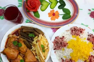 آموزش تهیه خورشت بامیه با مرغ مجلسی / صفر تا صد تهیه خورشت بامیه با مرغ و آشنایی با خواص درمانی