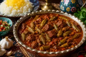 طرز تهیه خورشت بامیه اهوازی؛ دستور اصیل جنوبی با تمام فوت وفن های خوشمزه شدن
