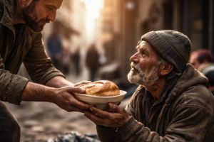 داستان پندآموز «نیمه نان»؛ گاهی بخشیدن، چیزی از زندگی ما کم نمی کند