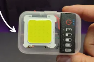 نور اضطراری / کمپینگ با استفاده از باتری Vape Li-ion!