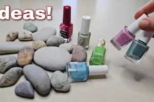دو ایده عالی با لاک ناخن قدیمی و سنگریزه! ببینید چی کار کردم؟!