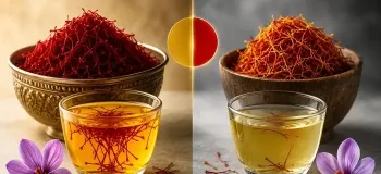 تشخیص زعفران اصل از تقلبی‌ | ۱۱ روش آسان و سریع