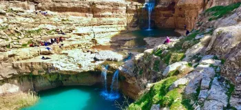 آبشار چشمه گوش؛ جاذبه ای بکر در قلب لرستان