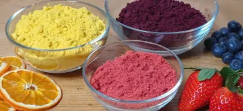 طرز تهیه رنگ غذای طبیعی / دستور تهیه رنگ غذا طبیعی با انواع میوه جات
