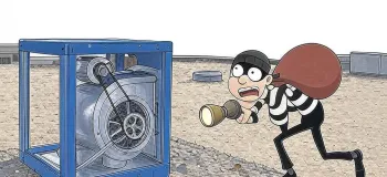 آموزش ترفندی ساده برای ضد سرقت کردن موتور کولر