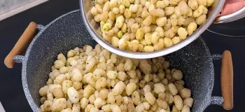 آموزش شستن توت سفید / توت سفید رو بجوشون و سالها توی یخچال نگهدار !