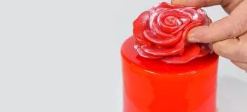 آموزش قدم به قدم ساخت گل با ژله برای تزئین کیک و دسر