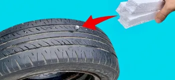 نحوه تعمیر لاستیک سوراخ و پنچر با یونولیت / بدون نیاز به خرید لاستیک
