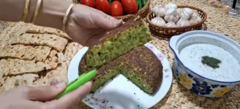 طرز تهیه کوکو گیلانی / دستور پخت کوکو باقلا خوشمزه تر از کوکو سبزی