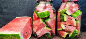 کنسرو کردن هندوانه / طریقه نگهداری هندوانه برای زمستان