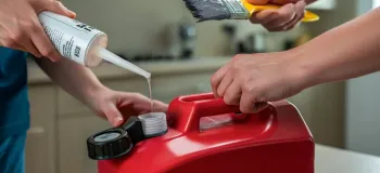 درزگیر سیلیکونی را با بنزین مخلوط کنید، نحوه استفاده از درزگیر سیلیکونی در حمام