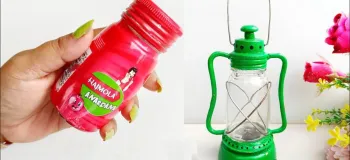 آموزش قدم به قدم ساخت فانوس واقعی با بطری شیشه ای