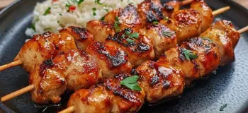 طرز تهیه جوجه کباب لطیف و آبدار با سیخ چوبی