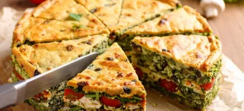 غذا با کلم بروکلی / طرز تهیه کیک کلم بروکلی بدون نیاز به گوشت