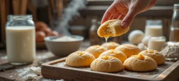 طرز تهیه شیرینی سنگسری با آب پنیر | شیرینی سالم، خونگی و پرکلسیم