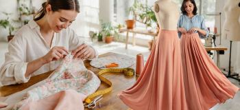 آموزش دوخت شلوار دایره ای پالازو به شکل دامن در خانه