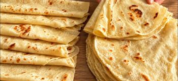 طرز تهیه نان لواش خانگی بدون مخمر در ماهیتابه