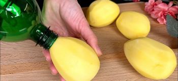 طرز تهیه غذایی خوشمزه با سیب زمینی و بطری پلاستیکی