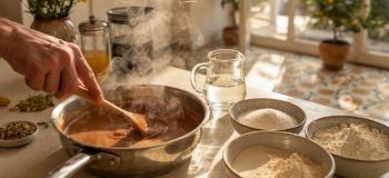 طرز تهیه حلوای عربی با شیر خشک؛ دسری خوش عطر و مجلسی