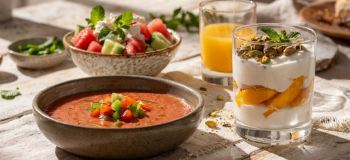 غذاهای تابستانی خنک؛ ۳ دستور ساده برای روزهای گرم