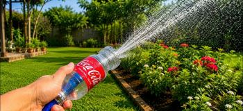 نحوه ساخت آبپاش پرفشار باغبانی با بطری پلاستیکی
