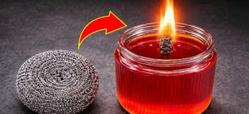 ساخت شمع روغنی با فیتیله دائمی؛ روشنایی بی پایان با وسایل ساده